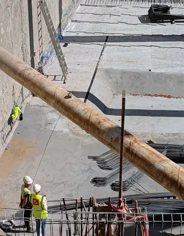 Postęp pracy inwestycji Ivory, Warszawa Saska Kepa