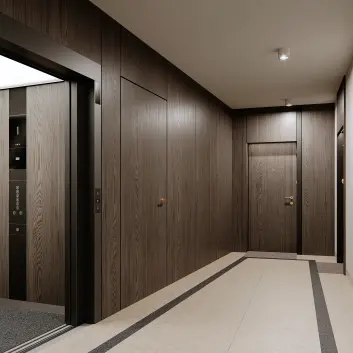 Wejście do mieszkania inwestycji Ivory, Warszawa Praga Południe: