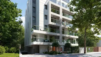 Budynek inwestycji Ivory, Saska Kępa Warszawa