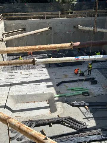 Postęp pracy inwestycji Ivory, Warszawa Saska Kepa