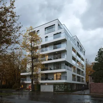 Budynek inwestycji Ivory, Warszawa Praga Południe - Saska Kępa