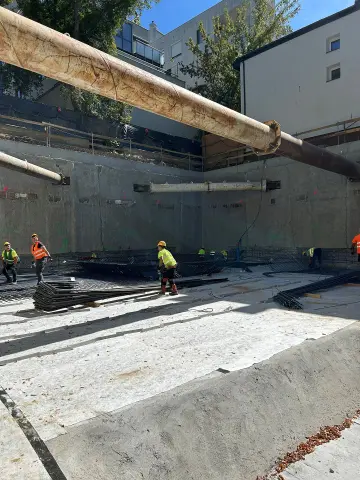 Postep pracy inwestycji Ivory, Warszawa Saska Kepa