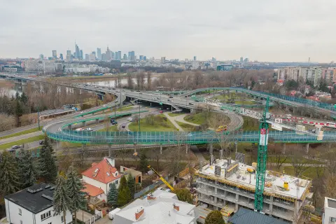 Postęp pracy inwestycji Ivory, Warszawa Saska Kępa