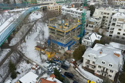 Postep pracy inwestycji Ivory, Saska Kępa Warszawa