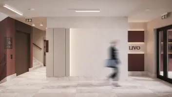 Wejście do inwestycji Livo, Warszawa Białołęka