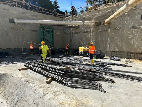 Postep pracy inwestycji Ivory, Warszawa Saska Kepa